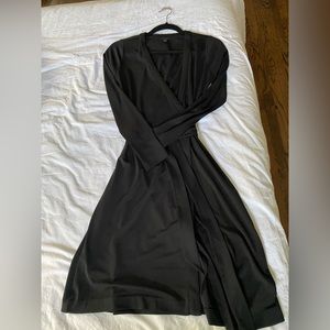 Black wrap dress Ann Taylor